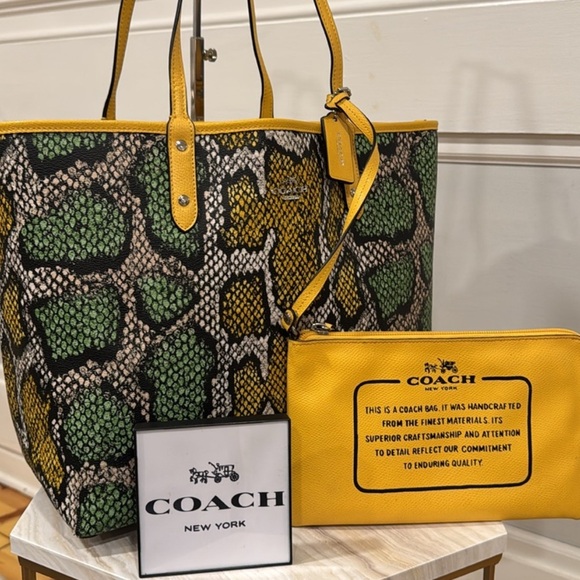 Coach City Tote rare • multicolor • reversible - Picture 5 of 16